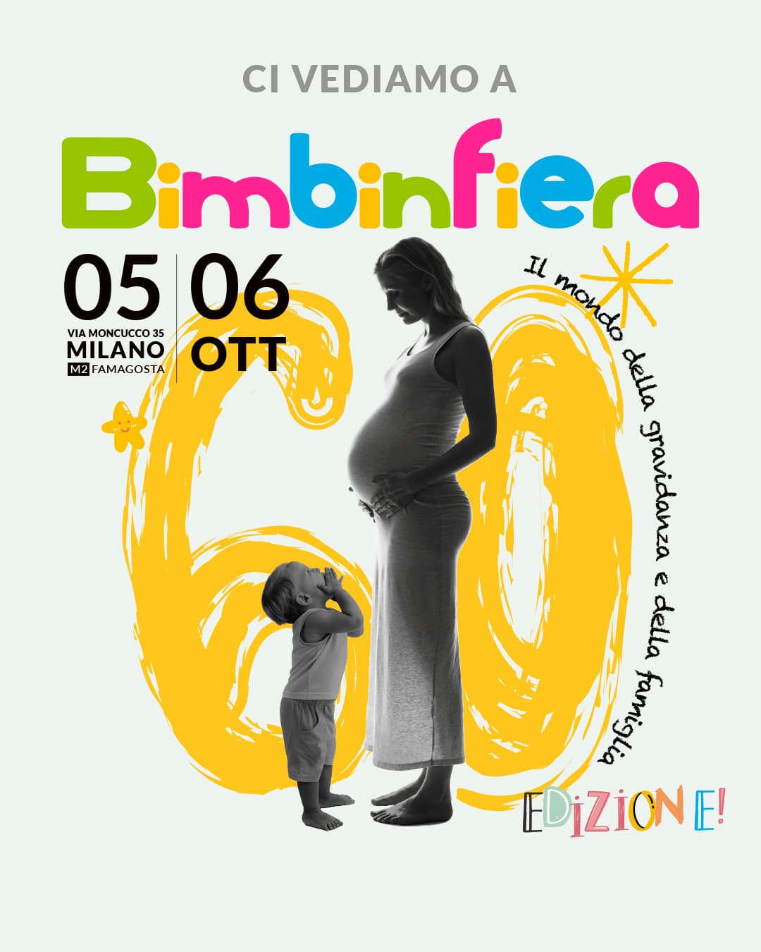 Bimbinfiera 2024 5/6 Ottobre, Milano M2 Famagosta